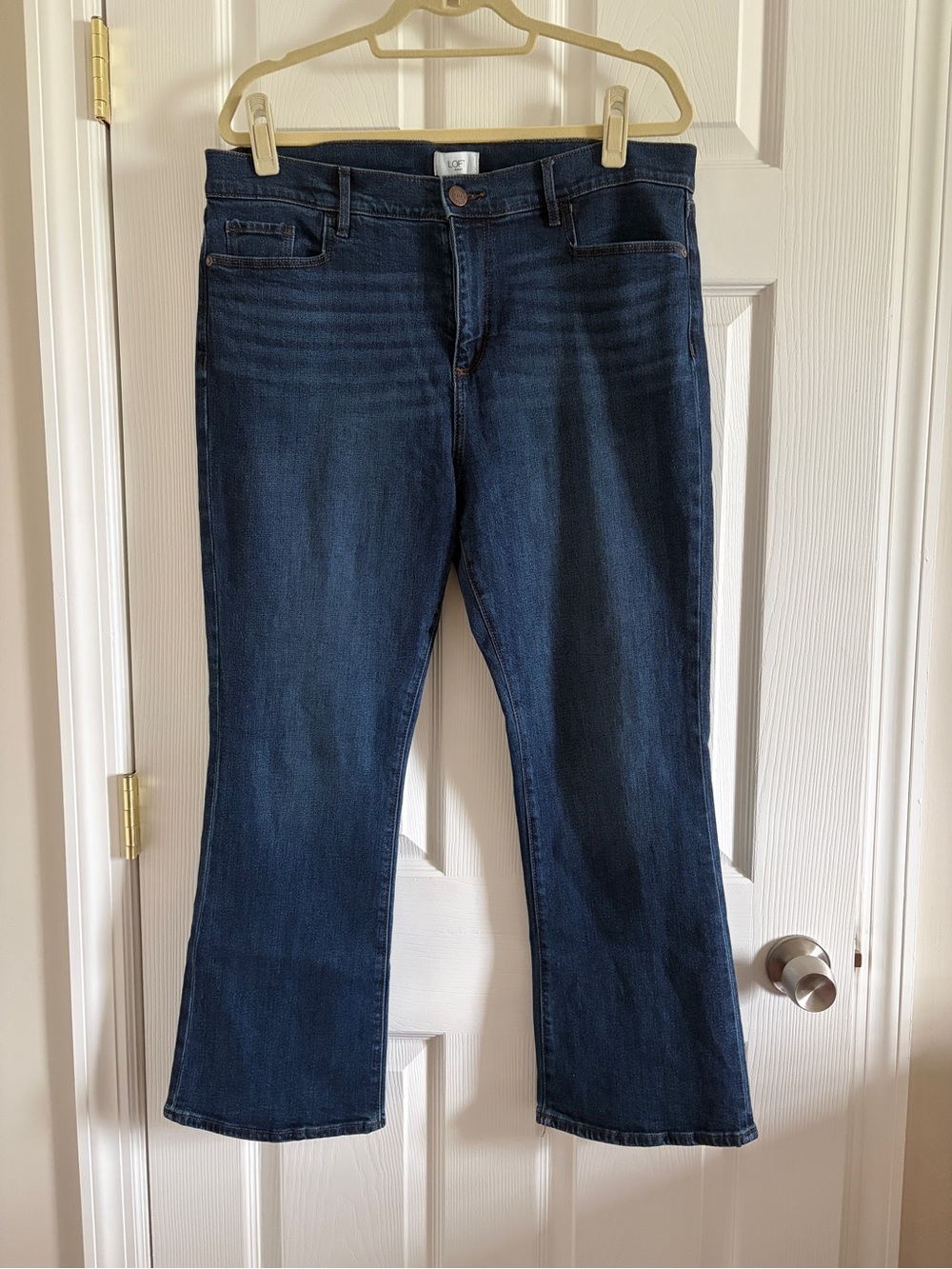 LOFT Outlet Flare Crop Jeans